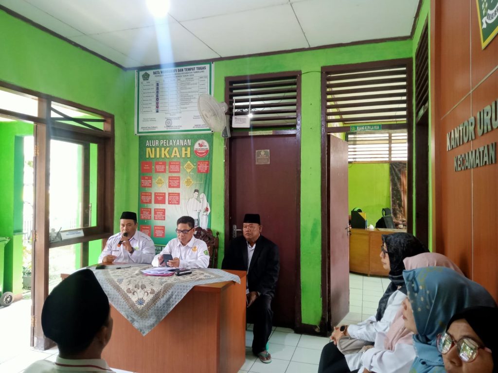 Perkuat Administrasi dan Deteksi Dini, KUA Tambelang Terima Supervisi Bimas Islam Kemenag Kabupaten Bekasi